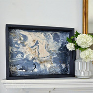 Geode-Inspired Decorative Tray